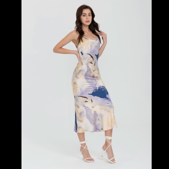 NWT Satin Slip Dress - Picture 6 of 8